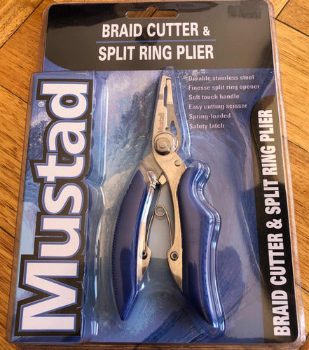 Mustad Ring Opener Pliers, Multi-Filament Cutter. New! 1