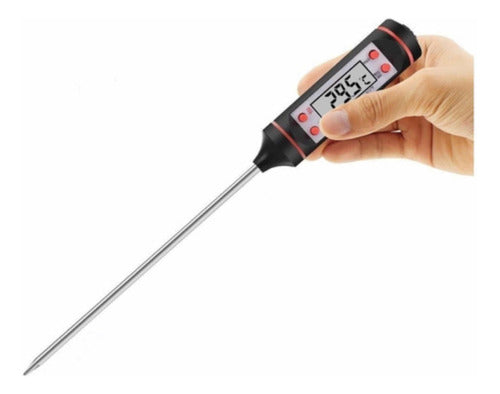 Electrónica Digital Thermometer Pincha Alimentos -50 A 300° C Prof. 2