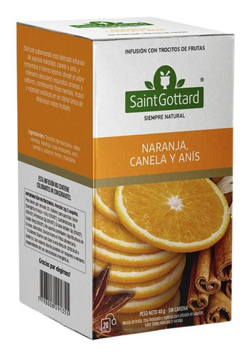 Saint Gottard Orange Cinnamon Anise Infusion - 3 Units 1