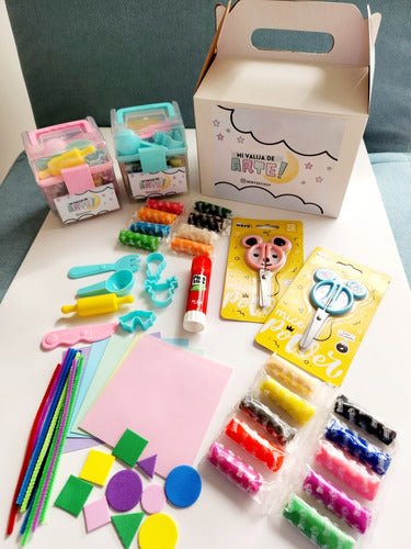 My Art Case Set for Kids - Scissors, Paper, Modeling Clay 5