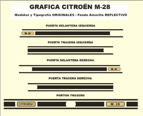 Citroen Calcos 3cv M28 Kit 0