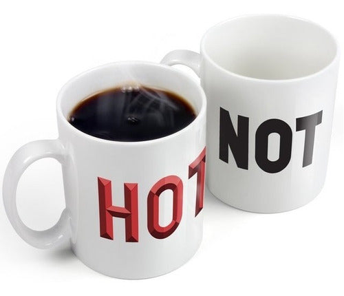 Termosense Taza Magica Termosensible Not Hot Cambia Color 0