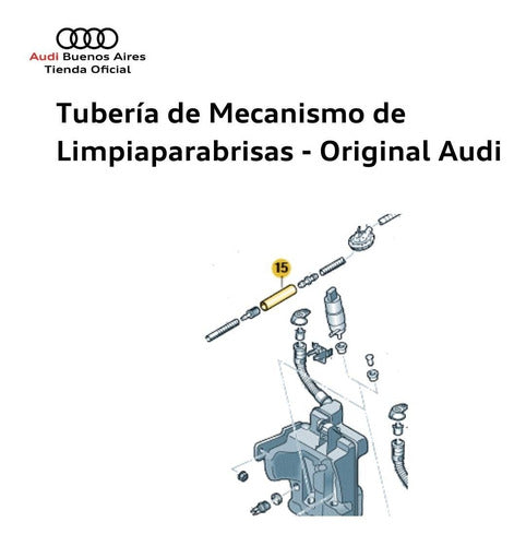 Audi Tubería De Mecanismo De Limpiaparabrisas Volkswagen Amarok 5