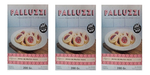 Palluzzi Pack X 3 Pepas Con Frutos Rojos 0