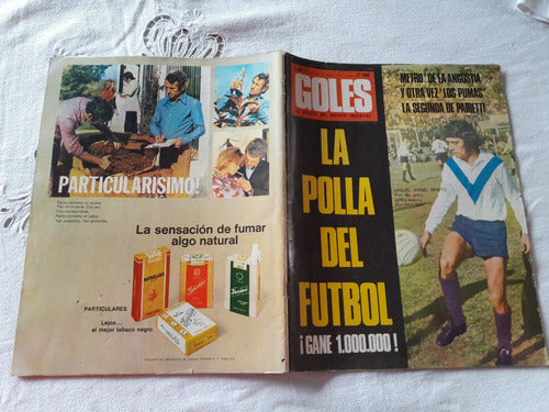 Goles Nº 1182 31/8/1971 Chacarita Boca - Pumas - Pairetti 4