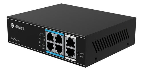 Milesight Switch Poe 4x10/100 2x100 60w/30w 0