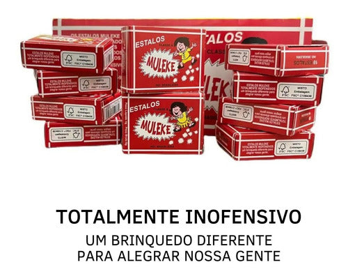 Estalo Biribas Muleke Atacado 100 Caixinhas 1000 Estalos Top 3