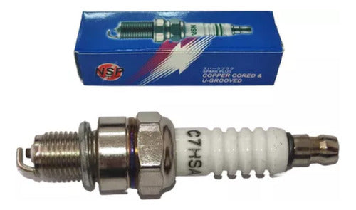 Bujias Npc 10mm C7hsa Gilera 110 Motomel Keller En Msp 1