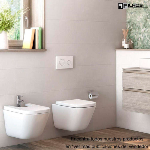 Aqualaf ITATI CRUZ Ceramic Bathroom Faucet Set for Washbasin and Bidet 4