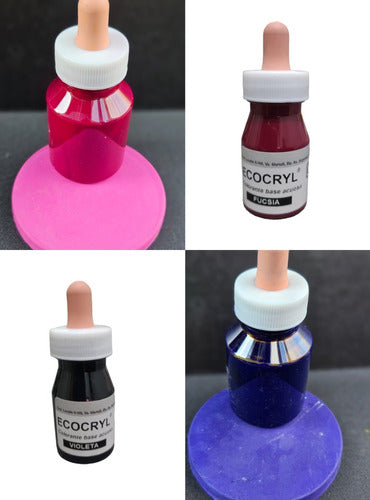 Novarchem Pack of 2 Liquid Dyes 25g for ECOCRYL Resin 0