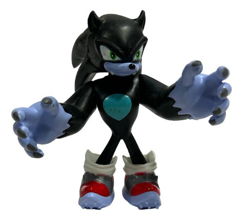 Muñeco Juguete Sonic Lobo Erizo The Werehog Unleashed 14cm 0