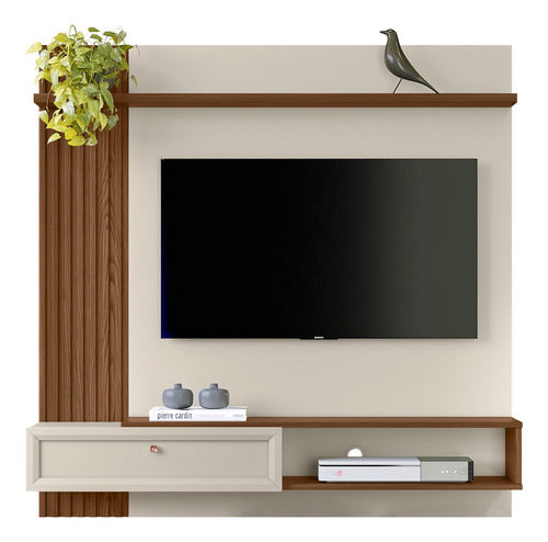 Punto Union Alvorada Wall Panel / TV Rack for up to 55 inches - 133x132 0