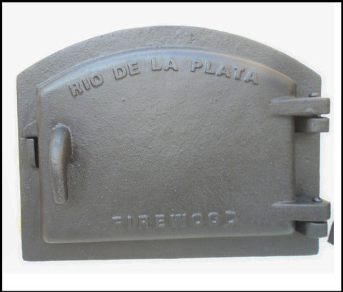 Tapa Puerta Horno Barro Leñera D Fundicion  Envio Gratis Mc 1