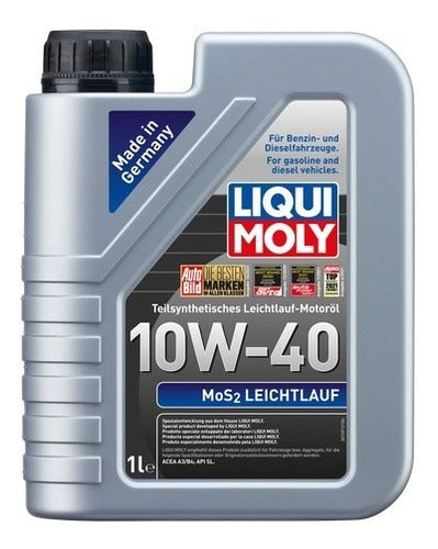 1L Liqui Moly MoS2 Leichtlauf 10W40 Semi Synthetic Oil 0