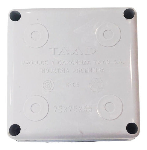 Pack X8 Caja Estanco Taad 75x75x55 Mm Bajo Techo 4