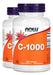 Vitamina C 1000mg+r. Mosqueta Now Foods 100tab Importado 2un 0