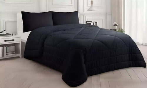 Blanco Tritel King Size Comforter with Plush Fabric 0