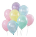 Globos Pastel Colores Surtidos 23 Cm - 9 Pulgadas X 25u 1