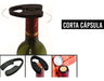 Crystal Rock Wine Set Wooden Bottle Holder with 3 Accessories Gift Hb 5