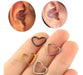 Lula Accesorios Combo Piercing Falsos Fake X16 Helix Cuff Nariz Oreja Acero 3