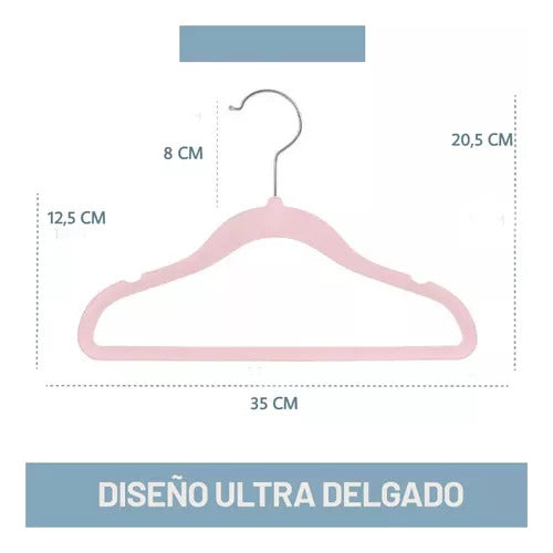 Percheros Para Ropa Rosa Kids  X10 Economica! 4