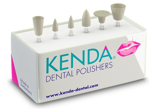 Kenda Maximus 1-Step Hybrid Ceramic Diamond Polishers Kit x6 Dental Care 0