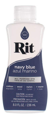 Tinte Rit Líquido  Amplia Gama De Colores  8 Oz Azul Marino 0