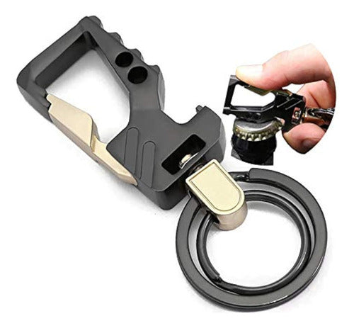 Lancher Bottle Opener Keychain with 2 Additional Keychains and Gift Box 0