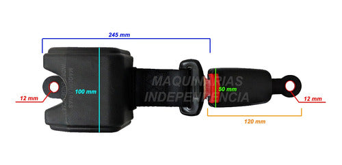 Universal Cinturon Seguridad Pala Cargadora Doosan Traba Seguridad 1