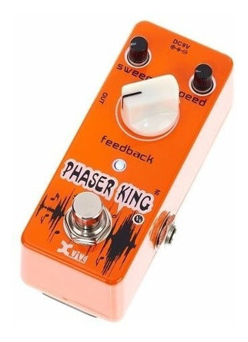 Xvive V6 Phaser Effect Pedal for Electric Guitar Metal Micro 2