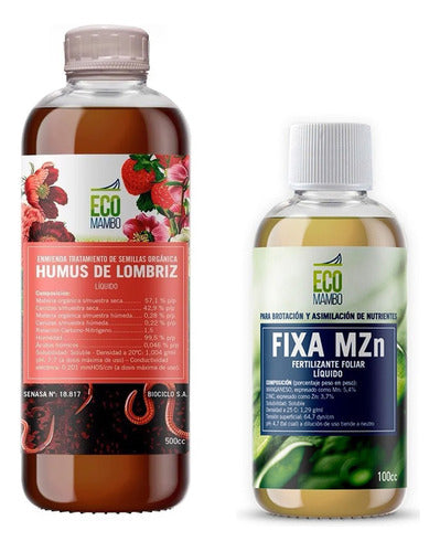 Ecomambo Humus De Lombriz Líquido 500ml Con Fixamzn 100cc 0