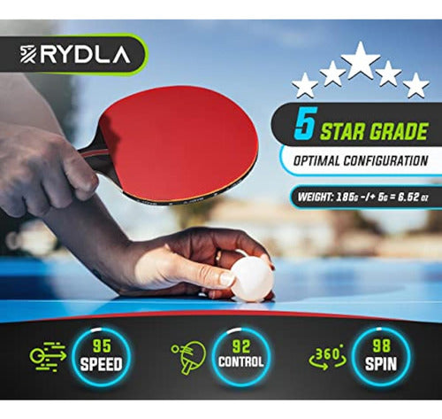 RYDLA Professional Ping Pong Paddle: A Table Tennis Racket 1