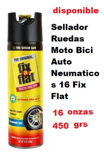 Sellador Repara Infla Pincha Auto Camioneta Fixflat Usa 566g 1