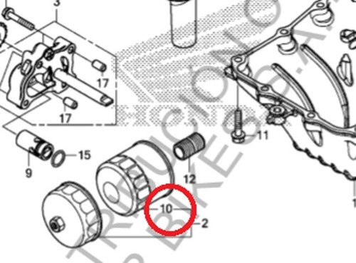 Honda Filtro De Aceite CB 500F - Power Bikes 1