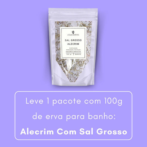 Sal Grosso E Ervas Para Banho Com Alecrim Natural Mistico 1