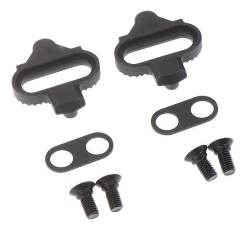 Kit 3 Tacos Taquinhos Sapatilha Pedal Clip Bike Mtb Sm-sh51 1