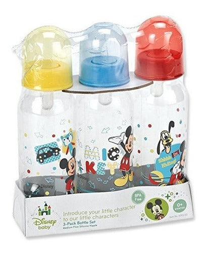 Disney Set De Botellas Mickey Mouse 3Pack 0