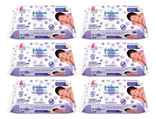 Johnson's Baby X6 Sleep Time Wet Wipes 96u 6c 0