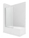Fixed Glass Shower Screen 150x70 6mm with Aluminum Framing - Immediate Stock 0