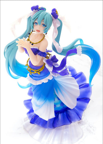 Figura Miku Hatsune Aqua Stile - Vocaloid Anime 24cm 1