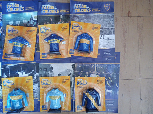 Clarin Complete Collection of 12 Boca Juniors T-Shirts: Passion for Colors 4