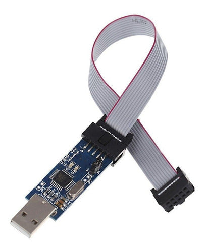 Programador Usb Microcontroladores Avr Atmel Isp Usbasp 0