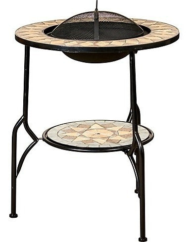 Homy Outdoor Mosaic Table with Exclusive Fire Pit 1