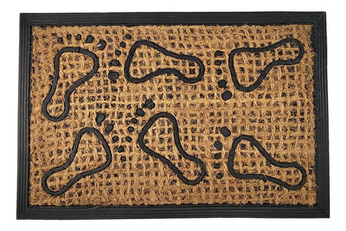 Buenos Aires Bazar Entry Coir Doormat with Rubber Backing 85