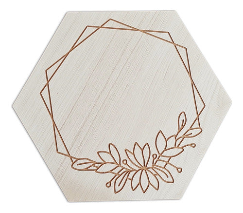 KOV DESIGN Elegant Wooden Plate Mats Pack of 4 - Canada Model 0