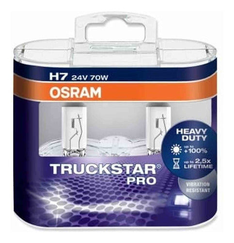 Osram Kit 2 H7 Truckstar 24V 70W Headlamps 3200K 0