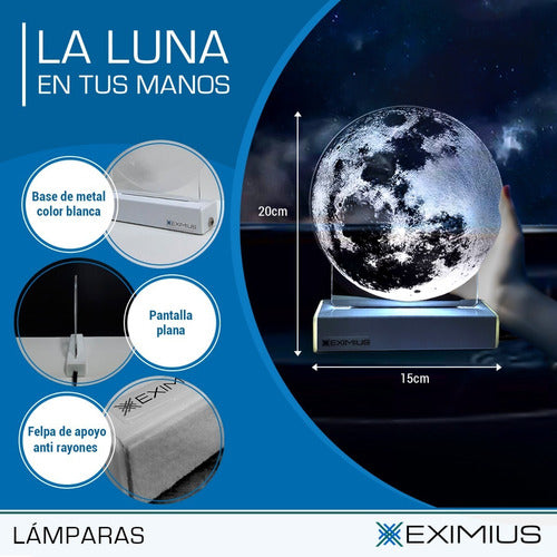 Eximius LED Moon Lamp - Desk & Bedroom Night Light 1