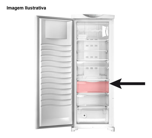 Gaveta Superior Verde Cristal Freezer Brastemp Pve28d Xve28d 2