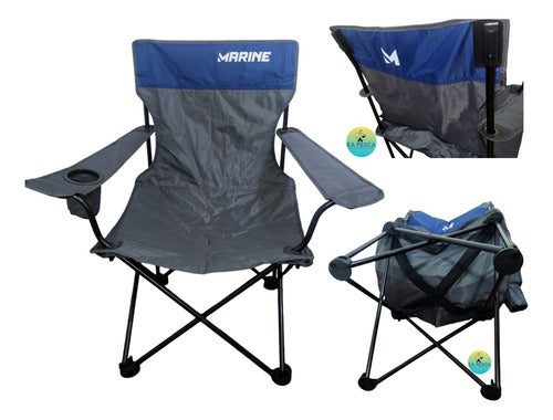 Marine Sillon Plegable Camping Director Grande 0