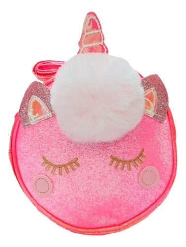 Publiled Unicorn Shape Pompon Bag 1